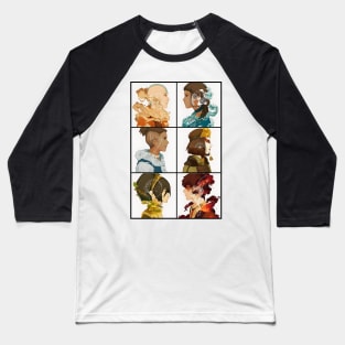 Avatar the Last Airbender Cast Baseball T-Shirt